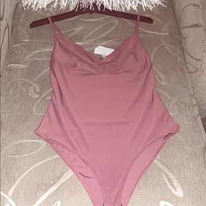 Gorgeous bodysuit mauve color